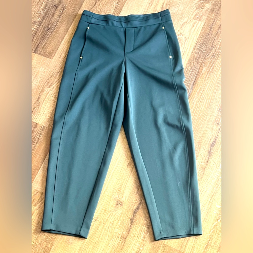 Women’s teal green classics cropped pants/trousers